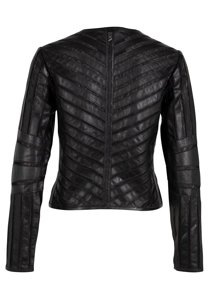 Black Lambskin Leather Jacket
