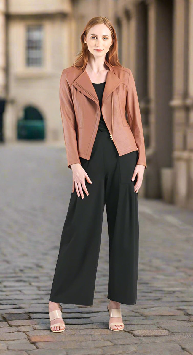 Carmel Liquid Leather Jacket – Estell Boutique