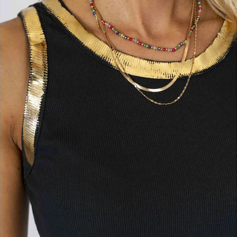 Italian Tank Gold Trim