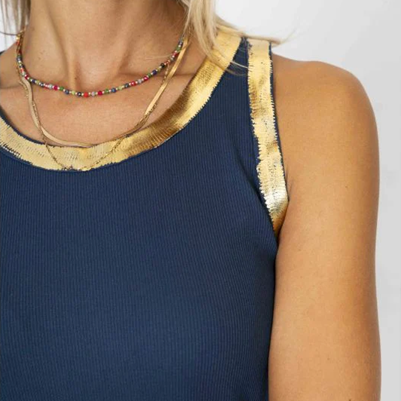 Italian Tank Gold Trim