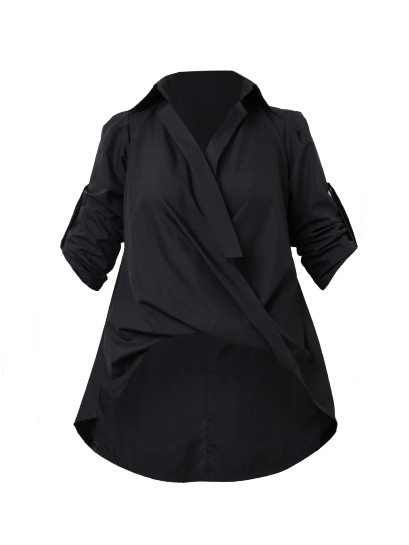 Women’s Oversized Belted Cotton White Shirt