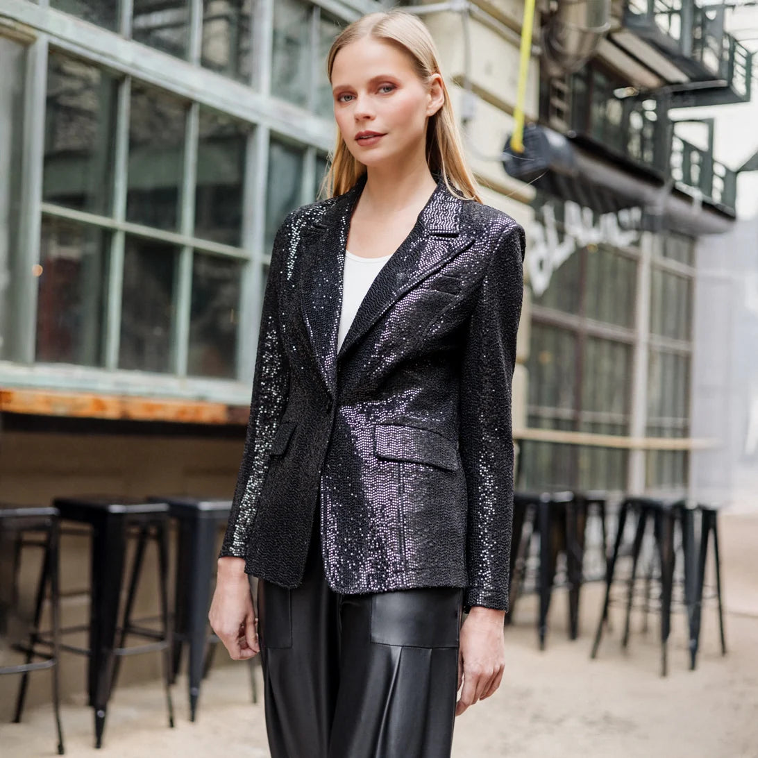 Sparkly Stretch Holiday BLazer