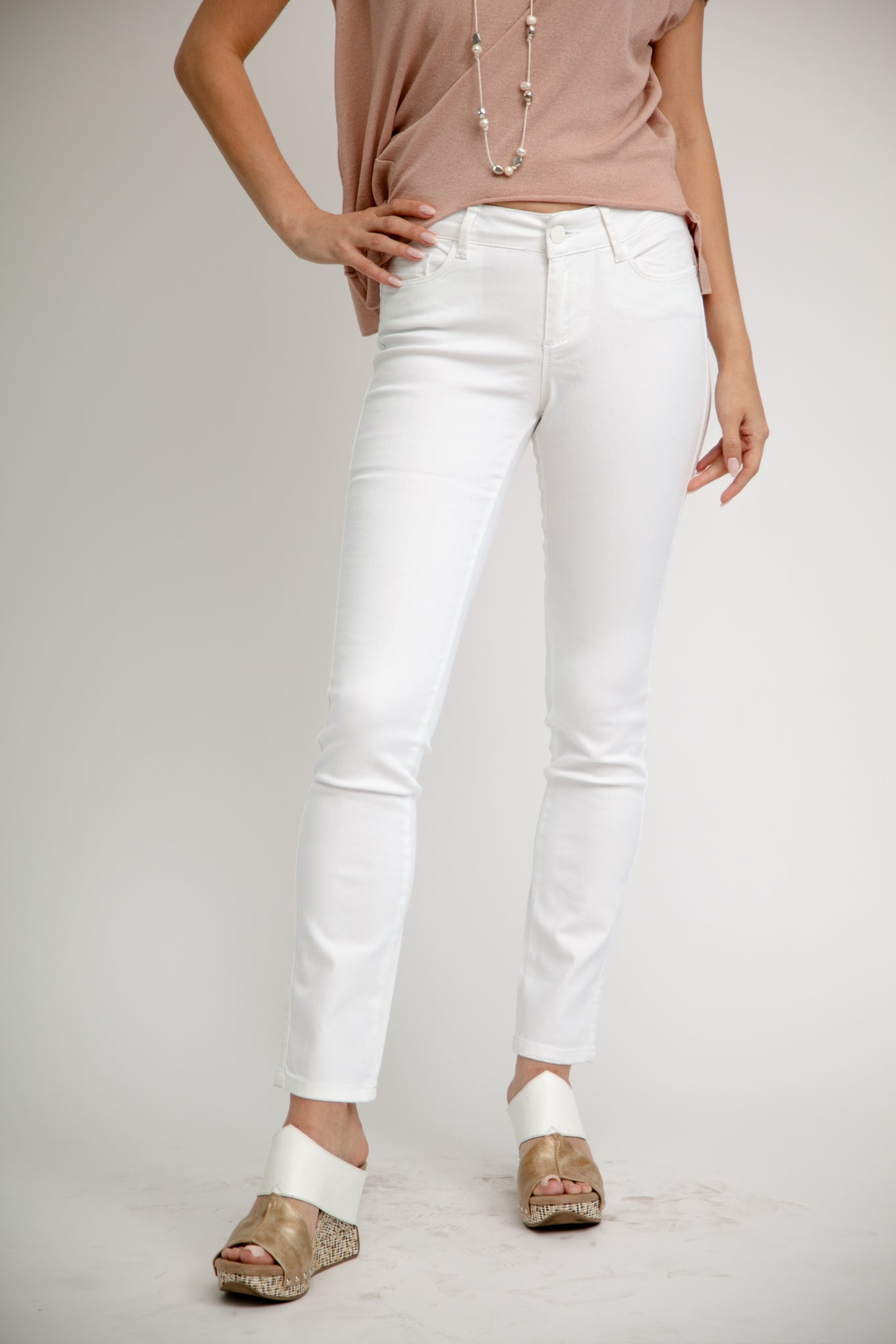 White Jeans, Straight Leg