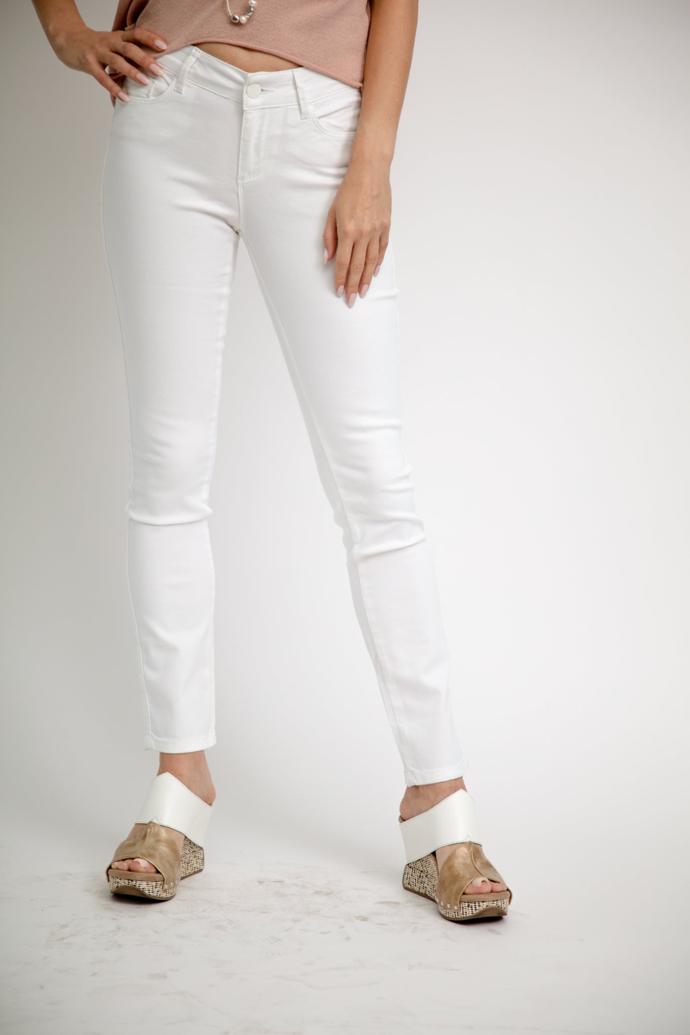 White Jeans, Straight Leg