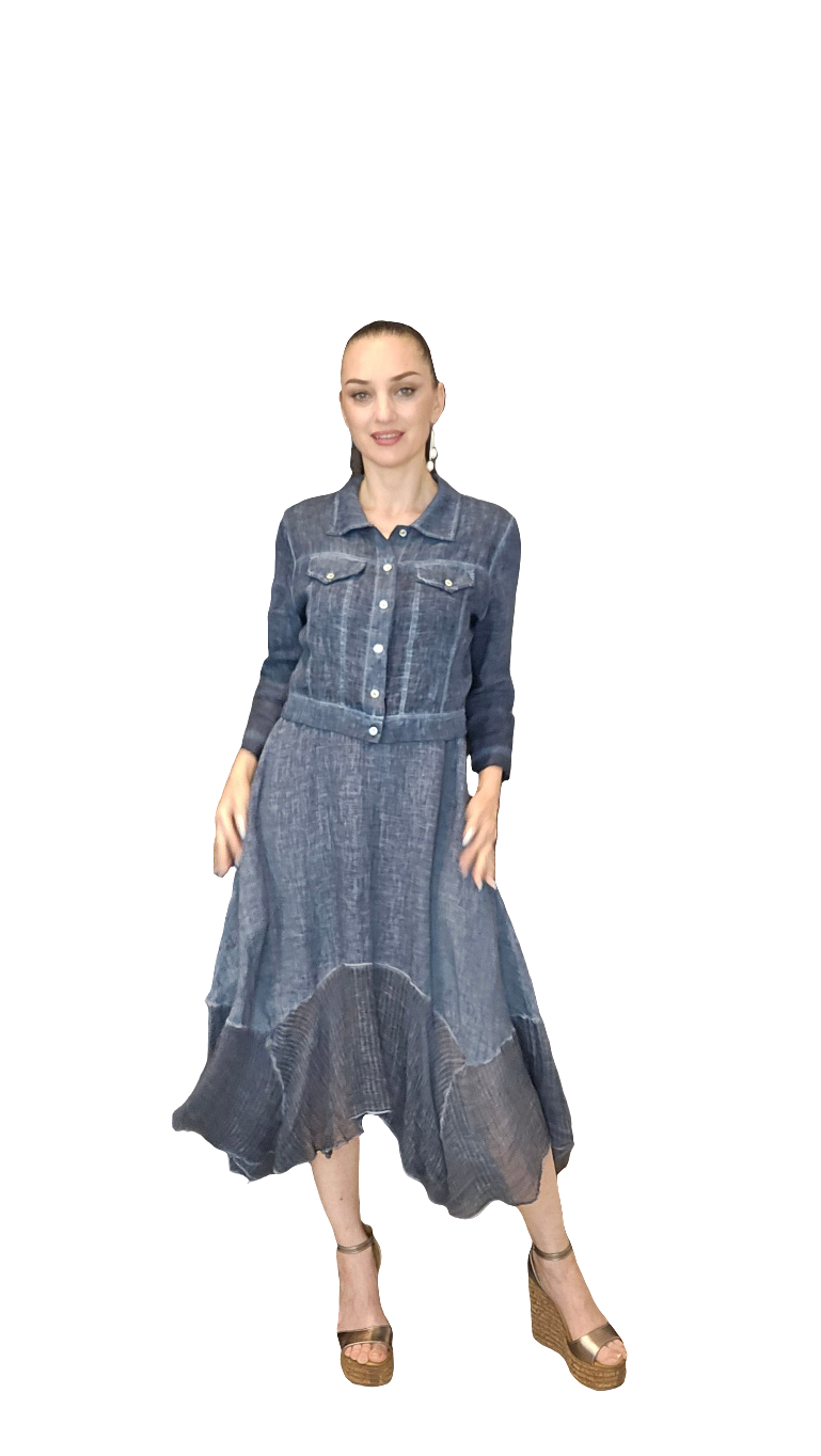 Italian Linen Cropped Jacket