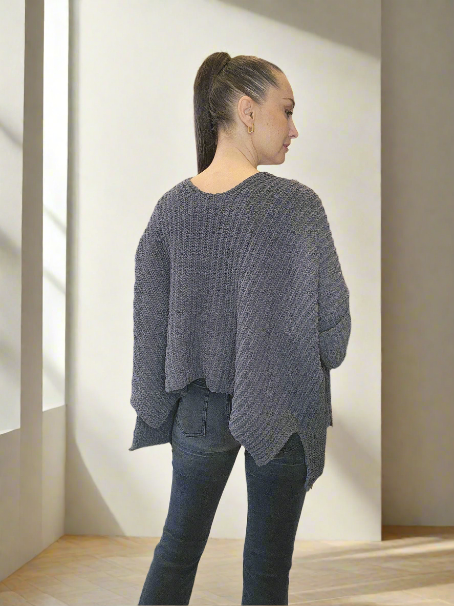 Knit Grey Cardigan