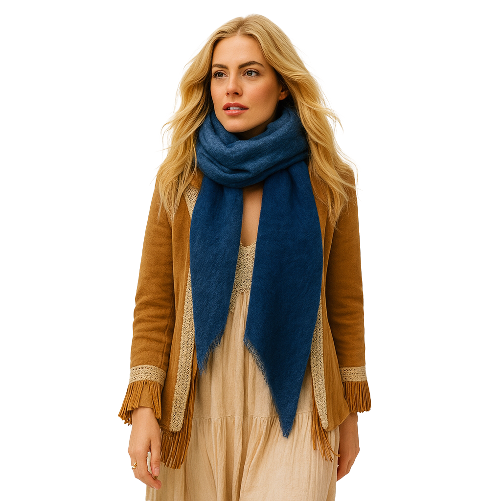 Lightweight Cashmere Scarf – Made in Spain