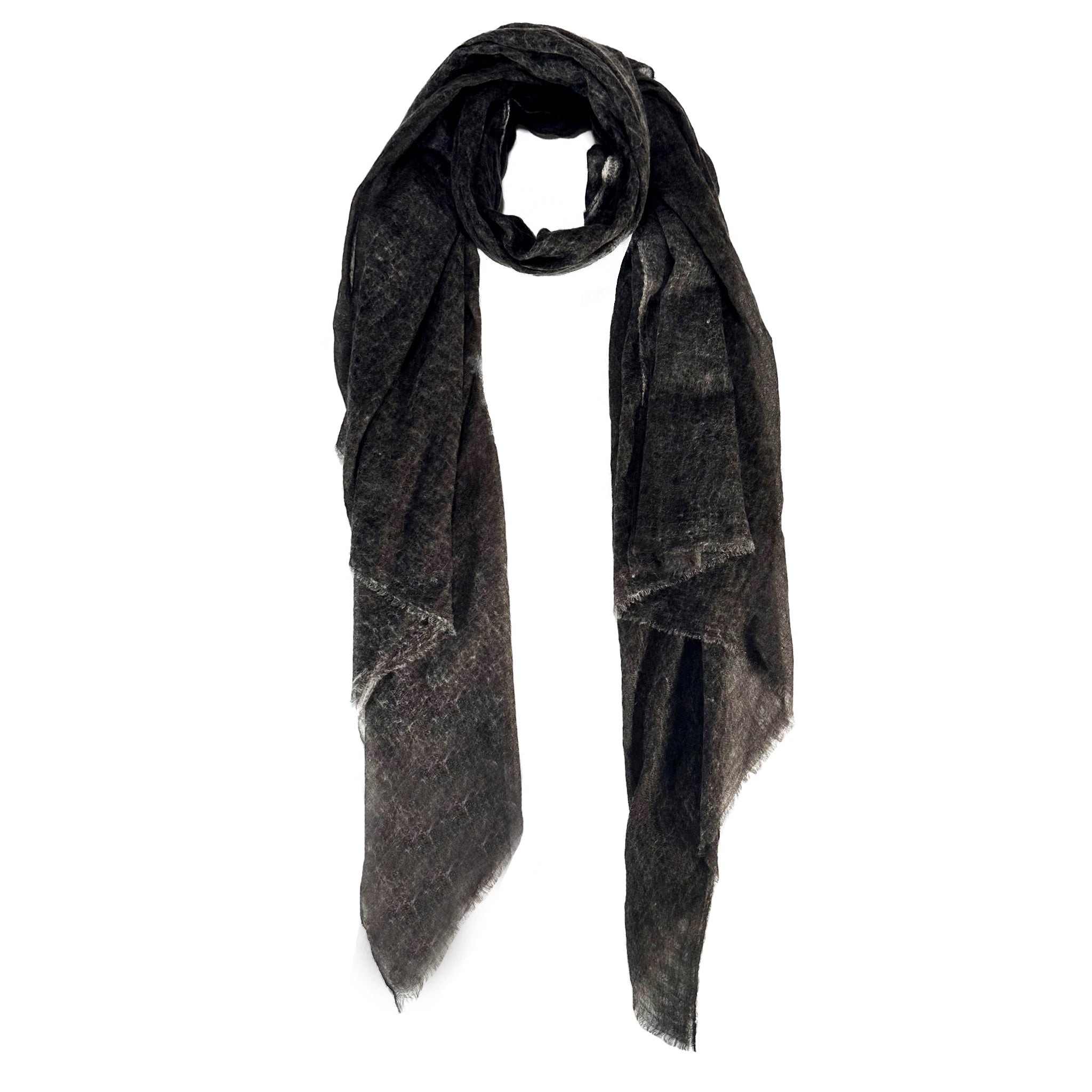 Lightweight Cashmere Scarf – Made in Spain- burgundy
