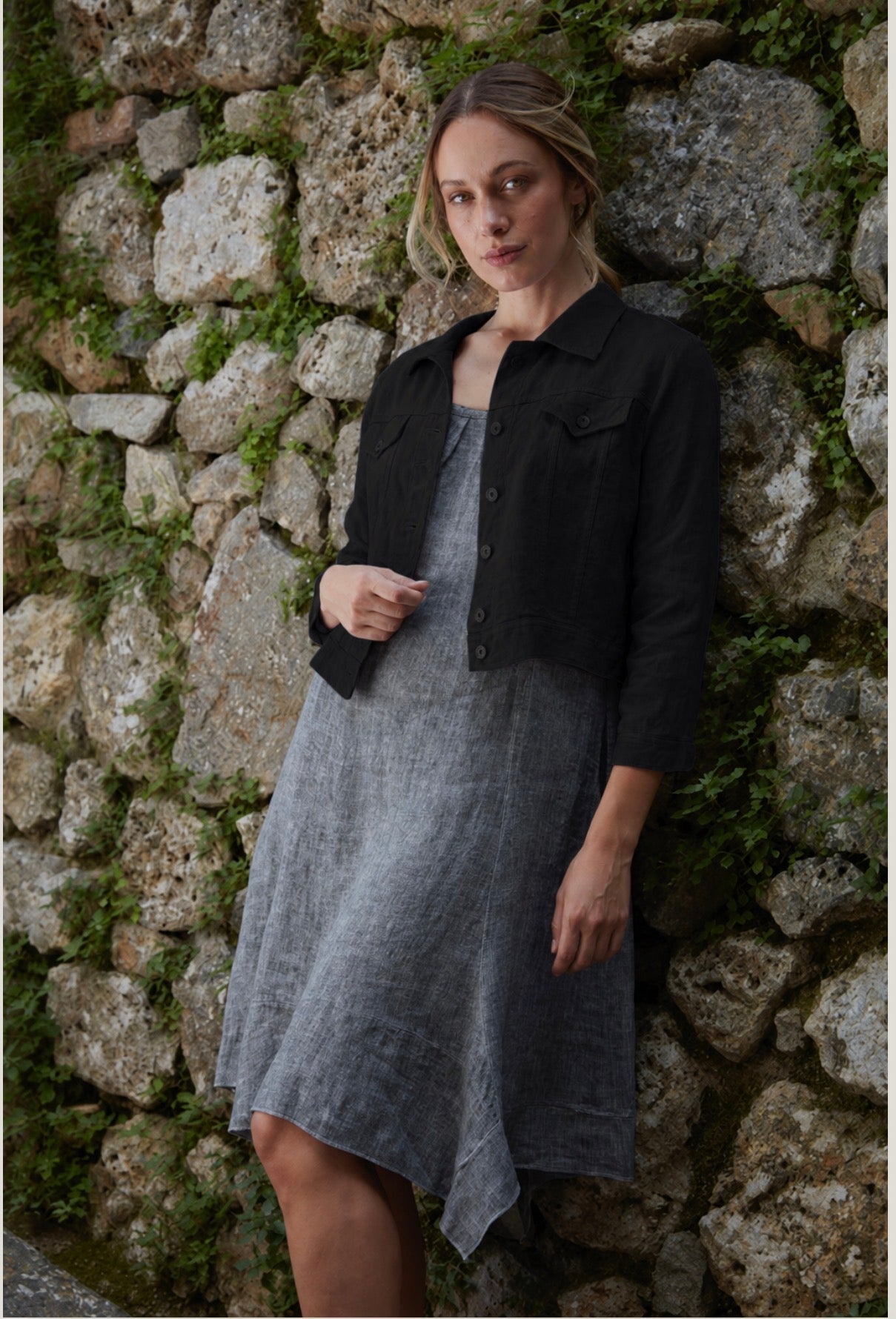 Best Fitting Cropped Jacket- Made in Italy