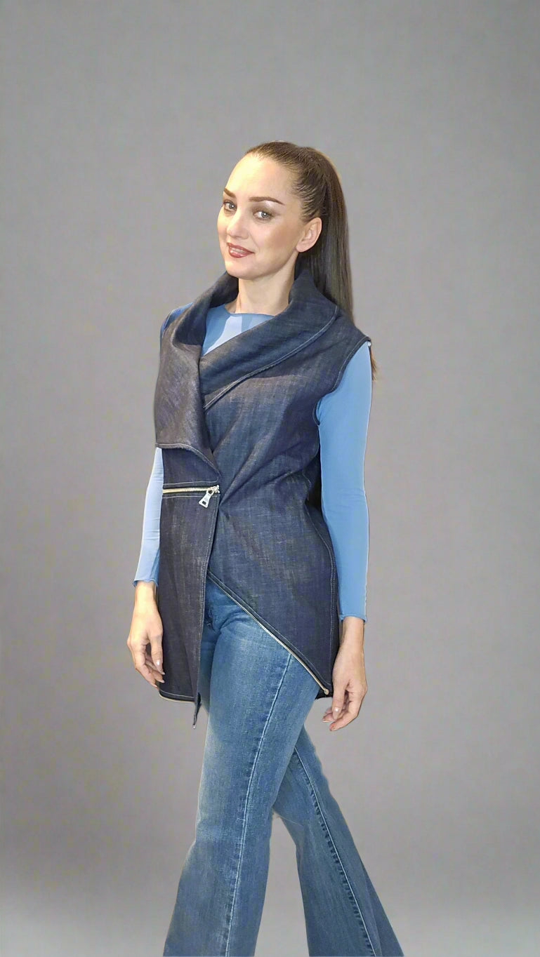 Assymetical Denim Vest Jackets rn-image_picker_lib_temp_fe3b7355-d461-4af4-99d2-dd141dfe666b