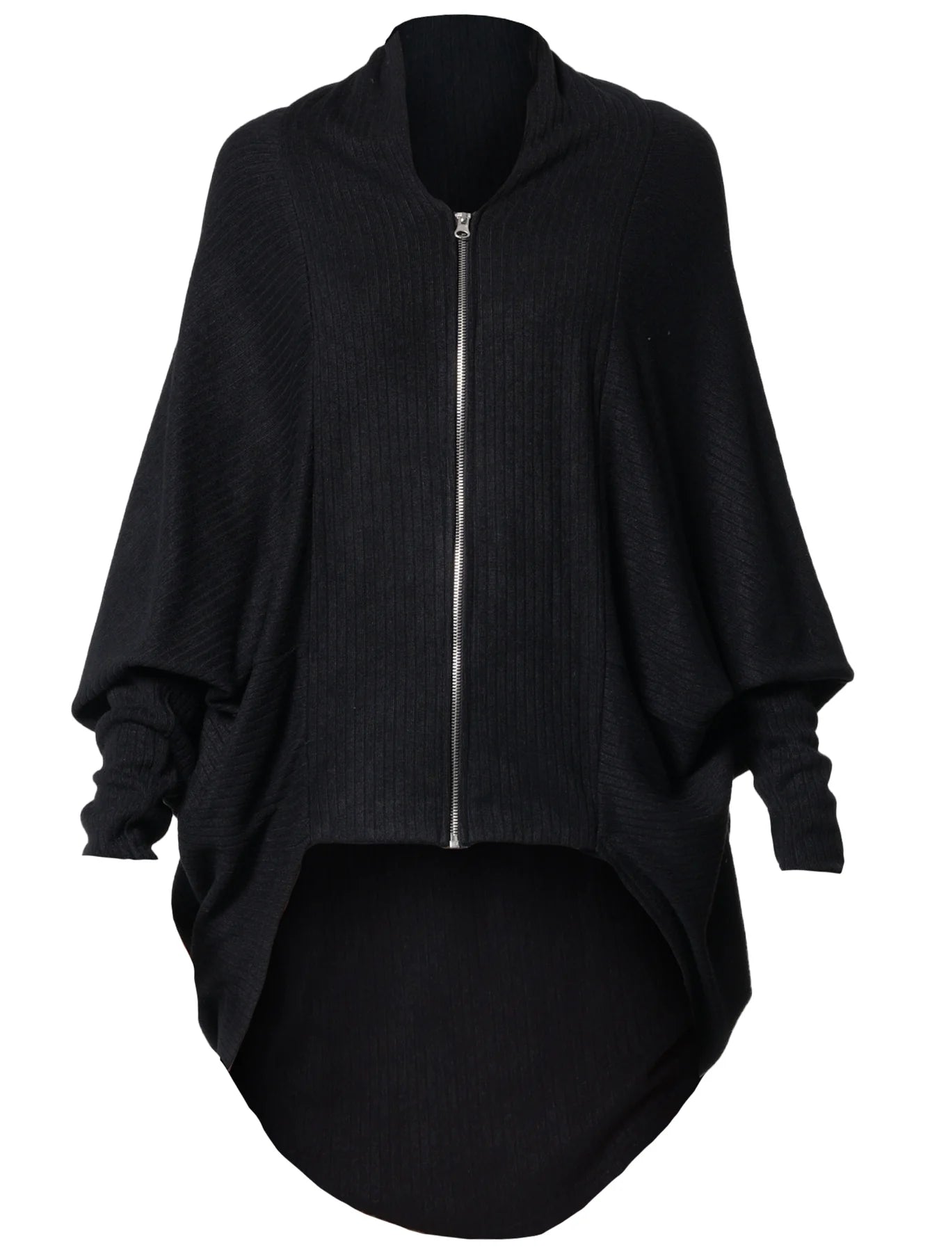 Oversized Zip Up Cardigan