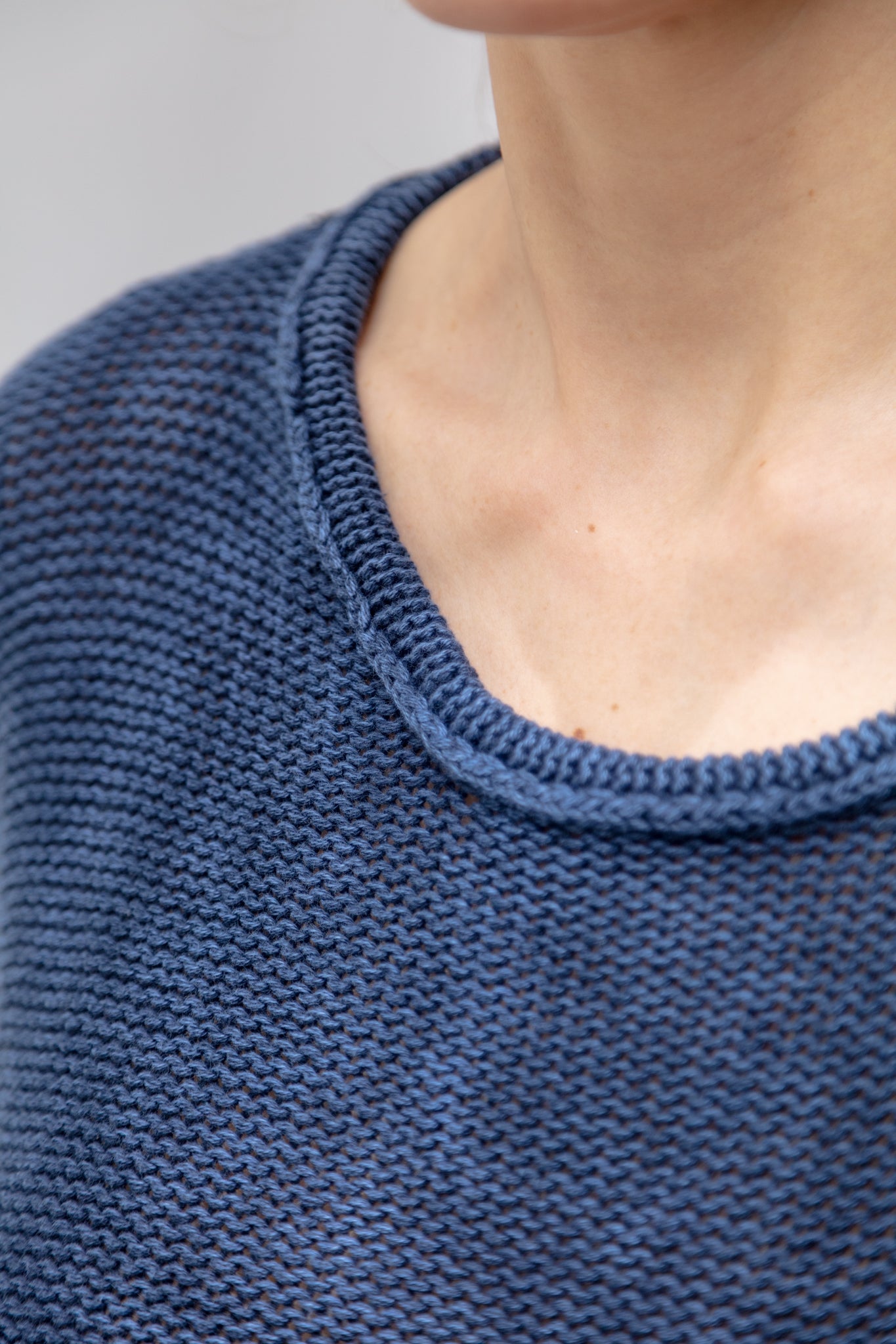 High Low Cotton Sweater